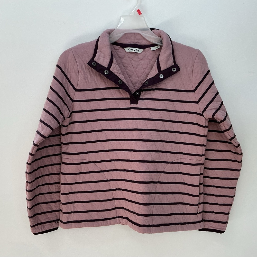 Women’s Pink Striped Sweater